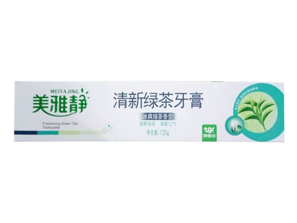 清新绿茶牙膏-120g